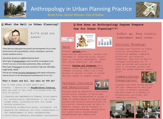 Poster thumbnail. Anthropology in Urban Planning Practice. 