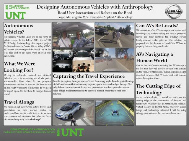Poster thumbnail. Designing Autonomous Vehicles with Anthropology