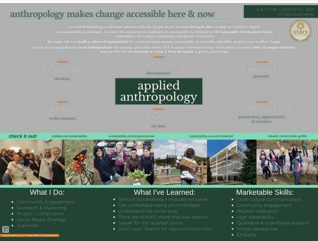 poster thumbnail. Anthropology makes change accessible here and now.
